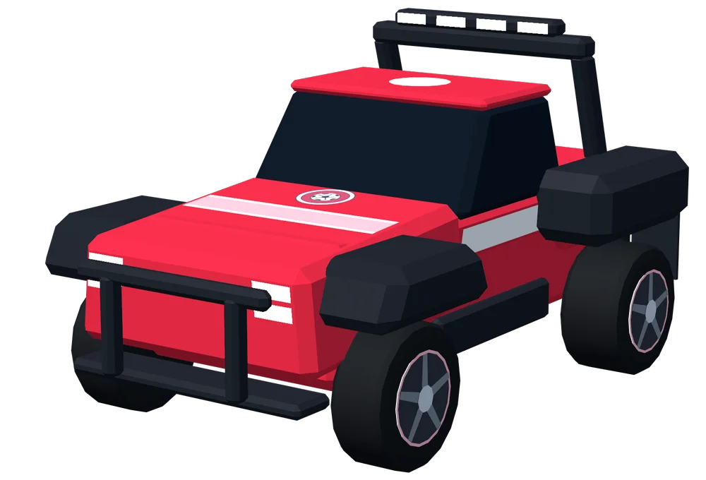 BULWARK in the AWAY kit (red), studio render on a transparent background